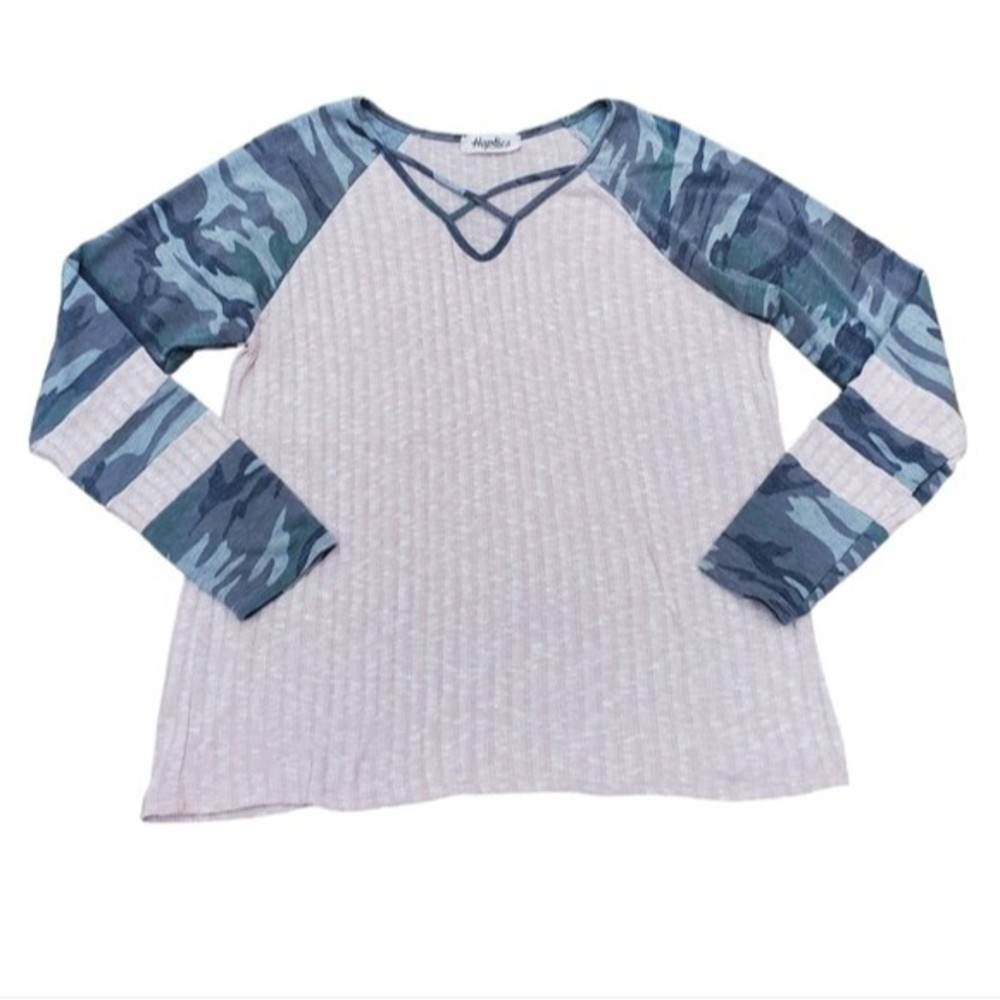 Haptics by Holly Harper Camo Boutique Top